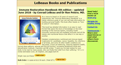 Desktop Screenshot of lebeaubooks.com