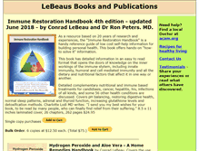 Tablet Screenshot of lebeaubooks.com